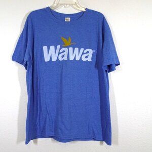 Wawa Vintage T-Shirt Men's Size XL Blue Short Sleeve Logo New No Tags